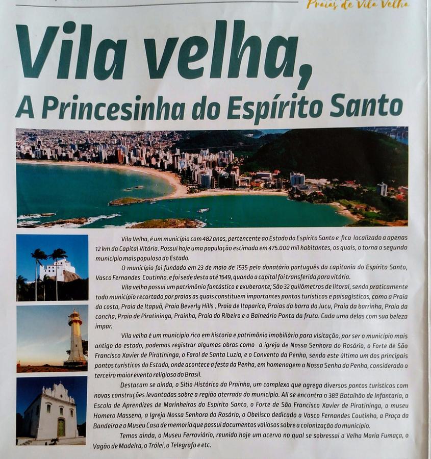 Flat Pasargada 906, Free Bikes, Pe Na Praia Vila Velha  Eksteriør billede